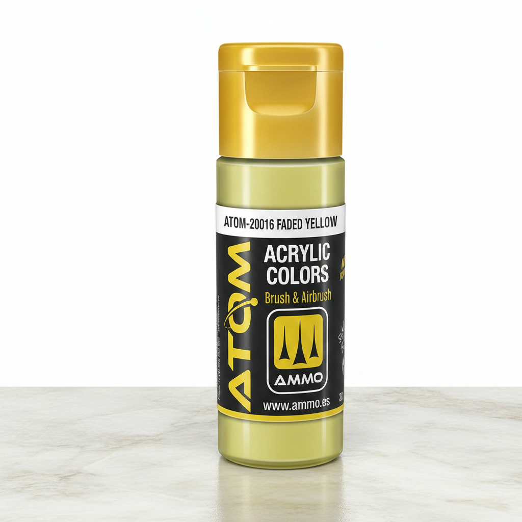 ATOM Color Acrylic Paint Faded Yellow ATOM-20016