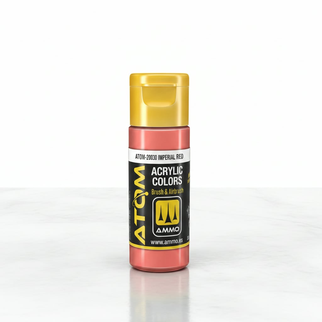 ATOM Color Acrylic Paint Imperial Red ATOM-20030