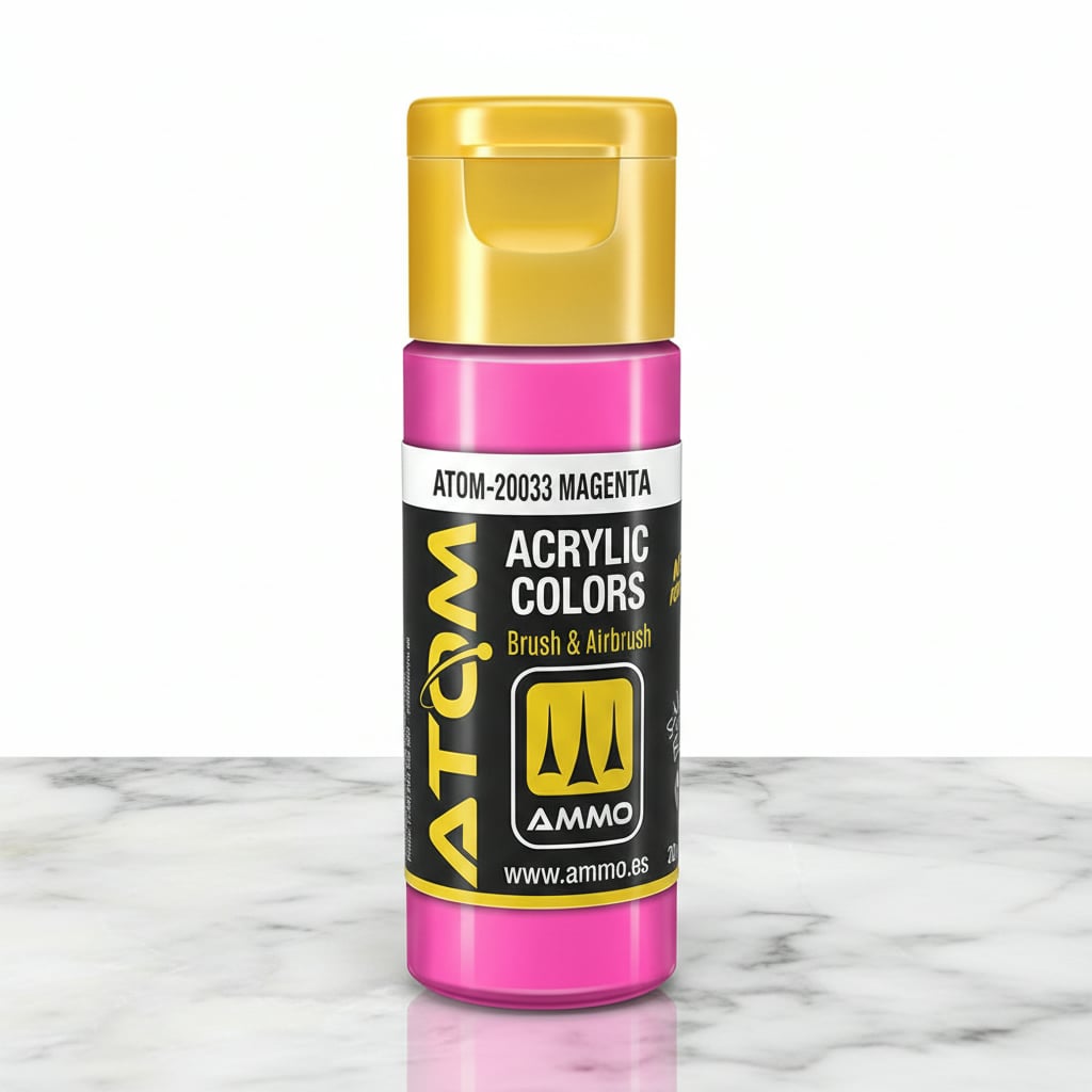 ATOM Color Acrylic Paint Magenta ATOM-20033