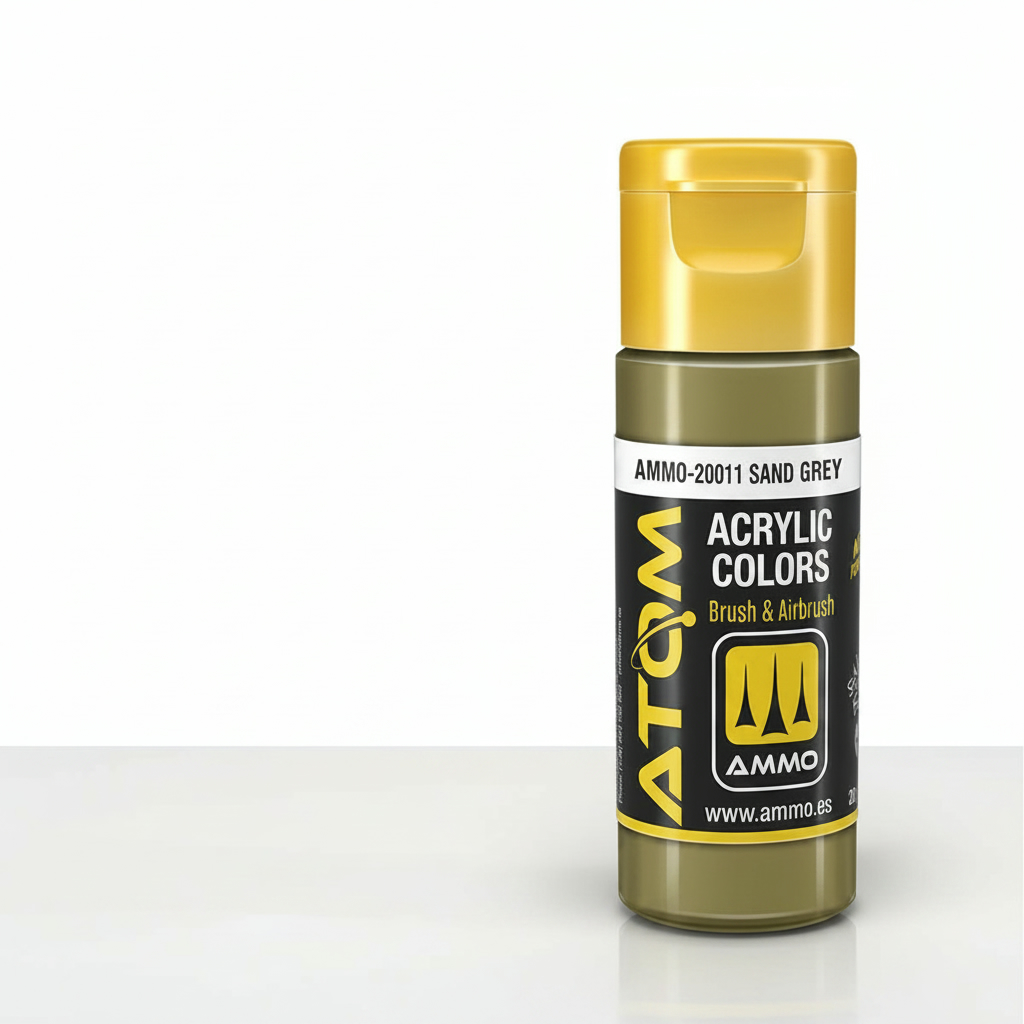 ATOM Color Acrylic Paint Sand Grey ATOM-20011