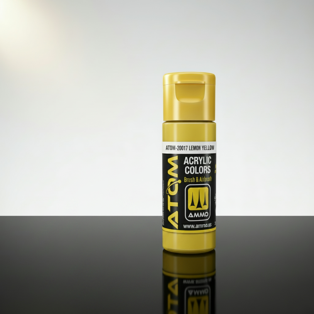 ATOM Color Acrylic Paint Lemon Yellow ATOM-20017