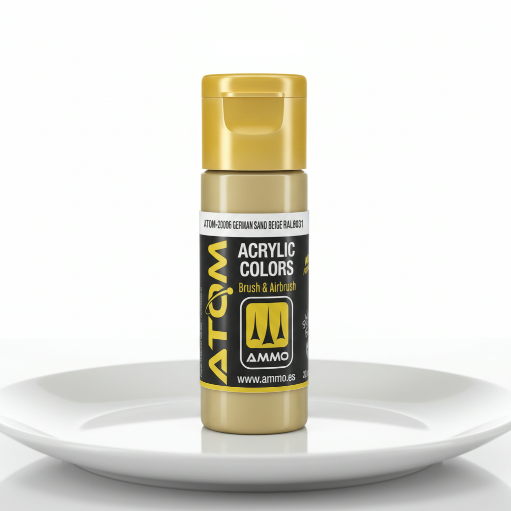 ATOM Color Acrylic Paint German Sand Beige RAL 8031 ATOM-20006