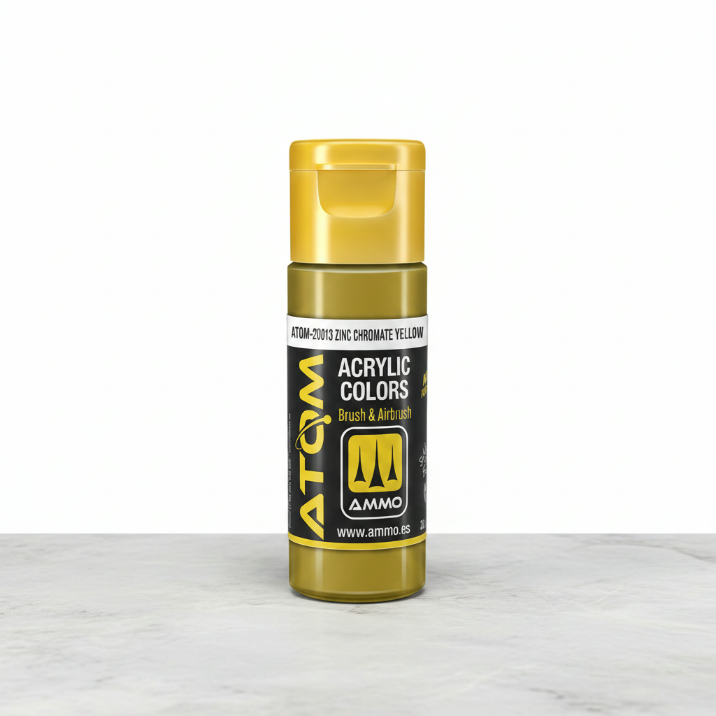 ATOM Color Acrylic Paint Zinc Chromate Yellow ATOM-20013