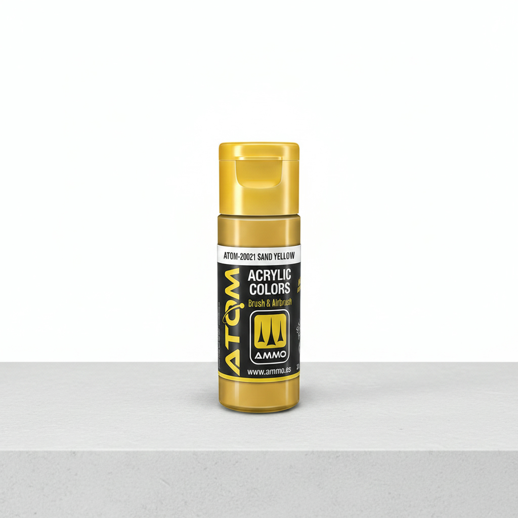 ATOM Color Acrylic Paint Sand Yellow ATOM-20021