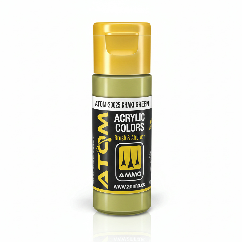 ATOM Color Acrylic Paint Khaki Green ATOM-20025