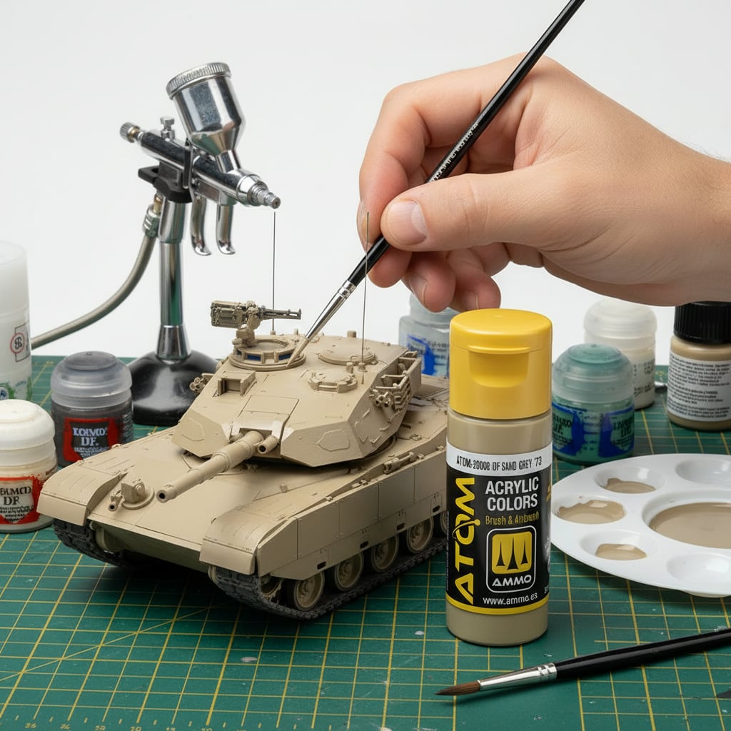 ATOM Color Acrylic Paint IDF Sand Grey ´73 ATOM-20008
