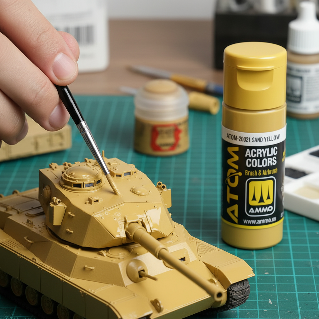 ATOM Color Acrylic Paint Sand Yellow ATOM-20021