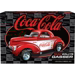 AMT 1940 Willys Coupe Coke Race Team 1/25 Scale 1492