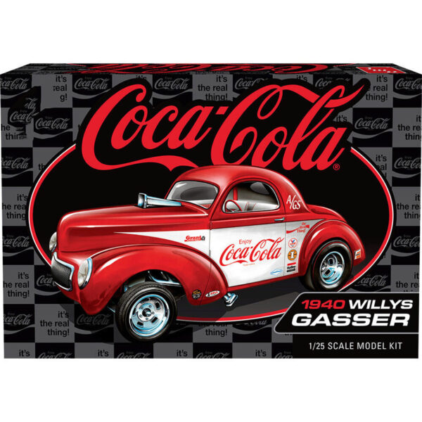 AMT 1940 Willys Coupe Coke Race Team 1/25 Scale 1492