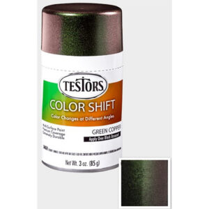 Testors Color Shift Spray Paint Green Copper Gloss 3oz 340911