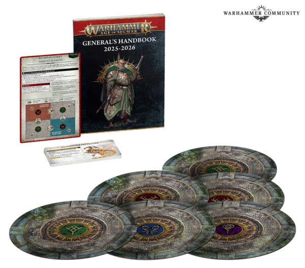Warhammer Age of Sigmar Generals Handbook 2025-2026 Softback 80-46