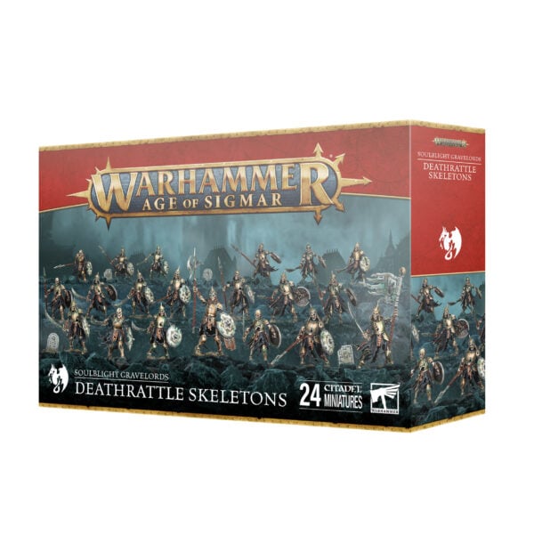Warhammer Age of Sigmar Soulblight Gravelords Deathrattle Skeletons 91-42 Box