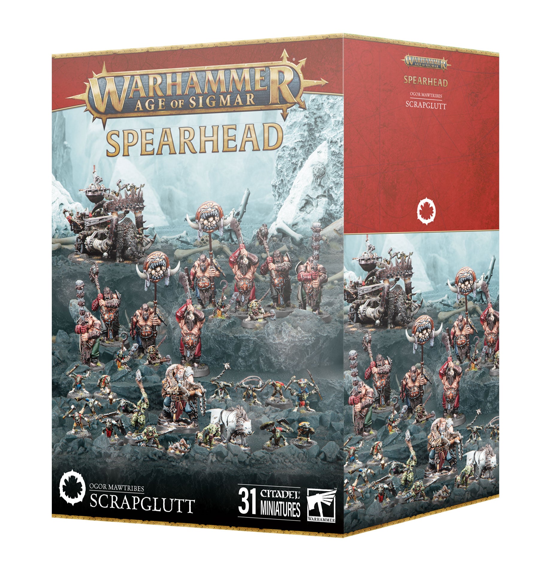 Warhammer Age Of Sigmar – OGOR MAWTRIBES Fraktionskarten-Set (37 Karten)