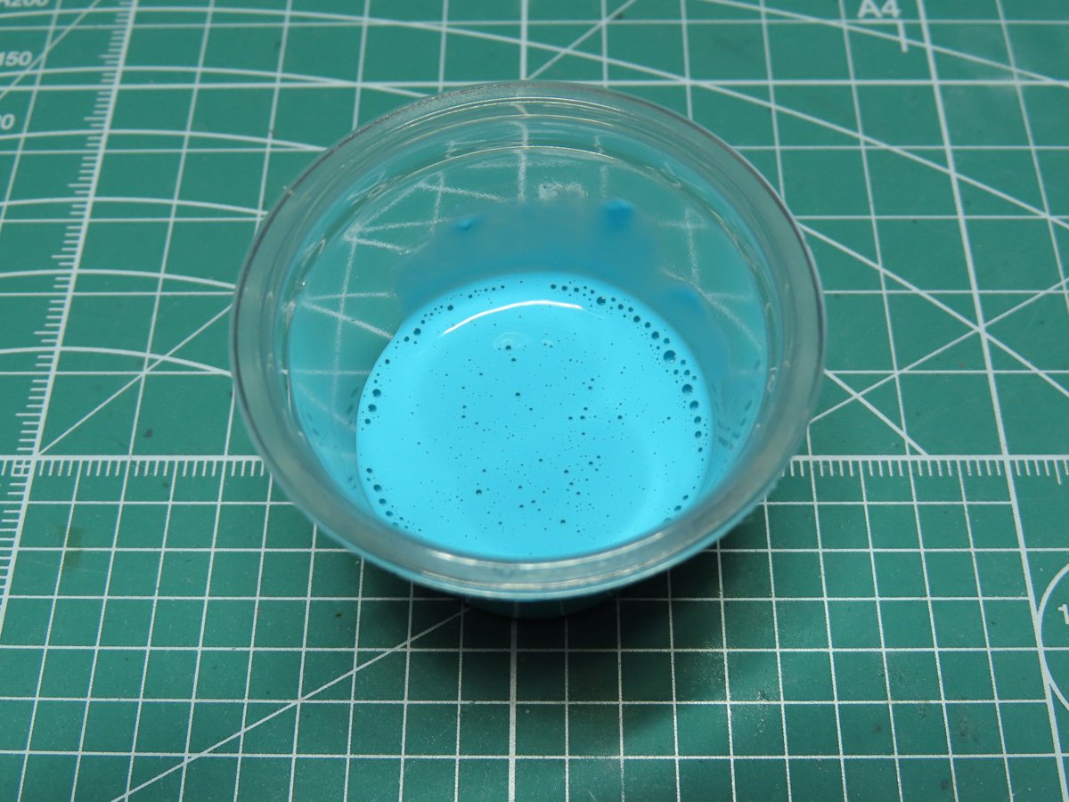 Water Gel into a Small Container