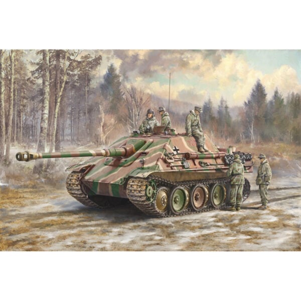 Italeri Sd.Kfz173 Jagdpanther with Winter Crew 1/35 Scale 6564