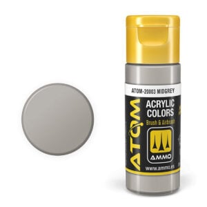 ATOM Color Acrylic Paint Midgrey ATOM-20003