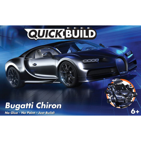 Airfix Bugatti Chiron BlackQuick Build J6025