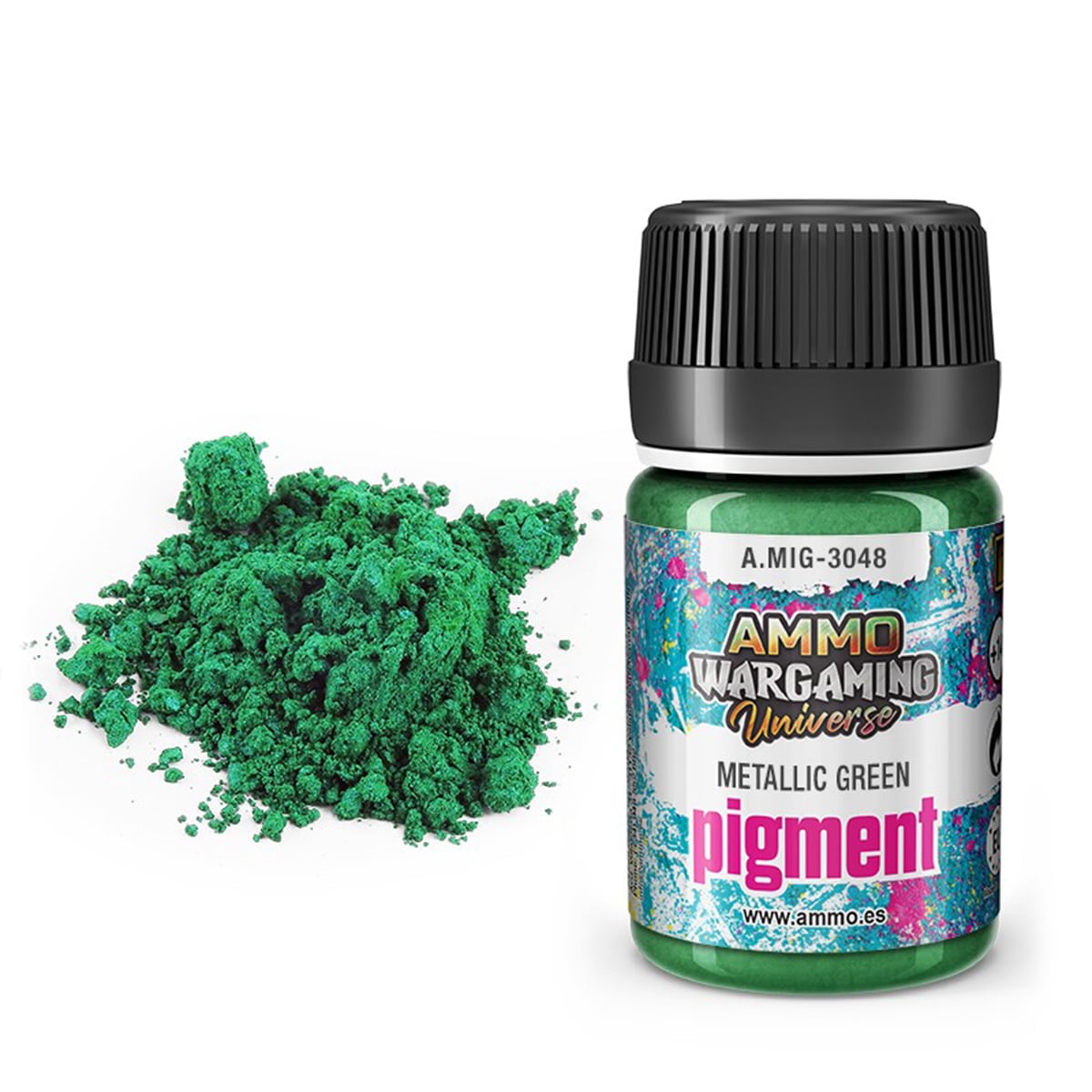 Ammo by Mig Pigment Metallic Green AMIG3048