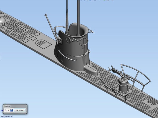 ICM U-Boat Type IIB 1939 German Submarine 1/144 Scale S.009