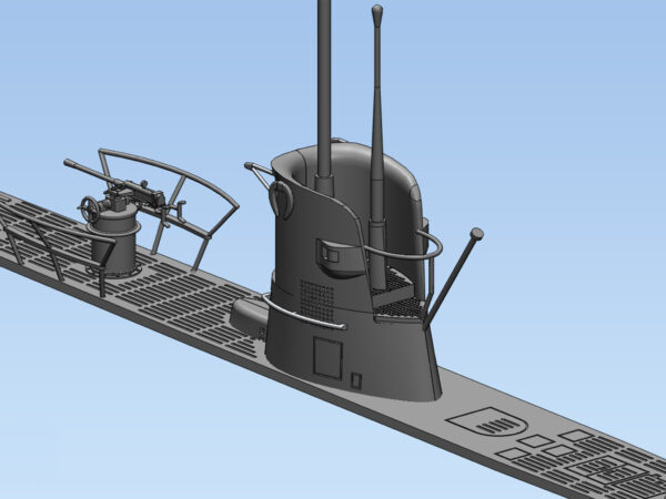 ICM U-Boat Type IIB 1939 German Submarine 1/144 Scale S.009