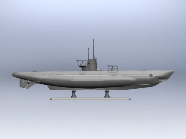 ICM U-Boat Type IIB 1943 German Submarine 1/144 Scale S.010