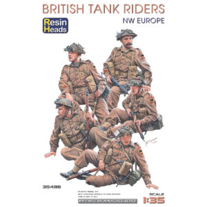Miniart British Tank Riders NW Europe Set of 5 1/35 Scale 35496