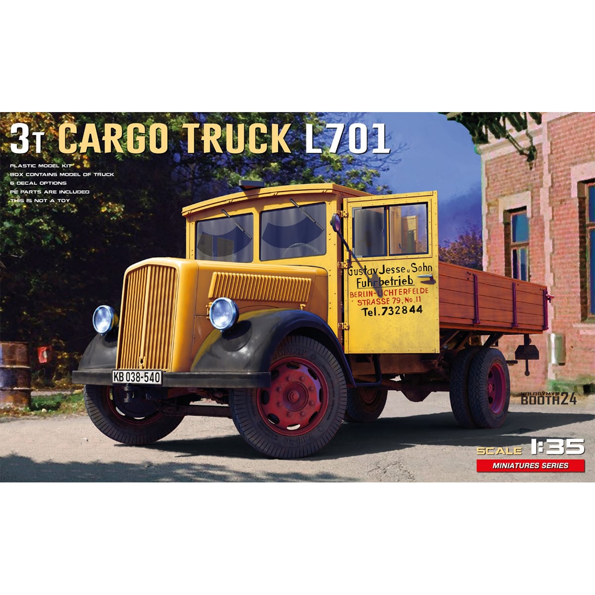 Miniart 3T Cargo Truck L701 1/35 Scale 38082