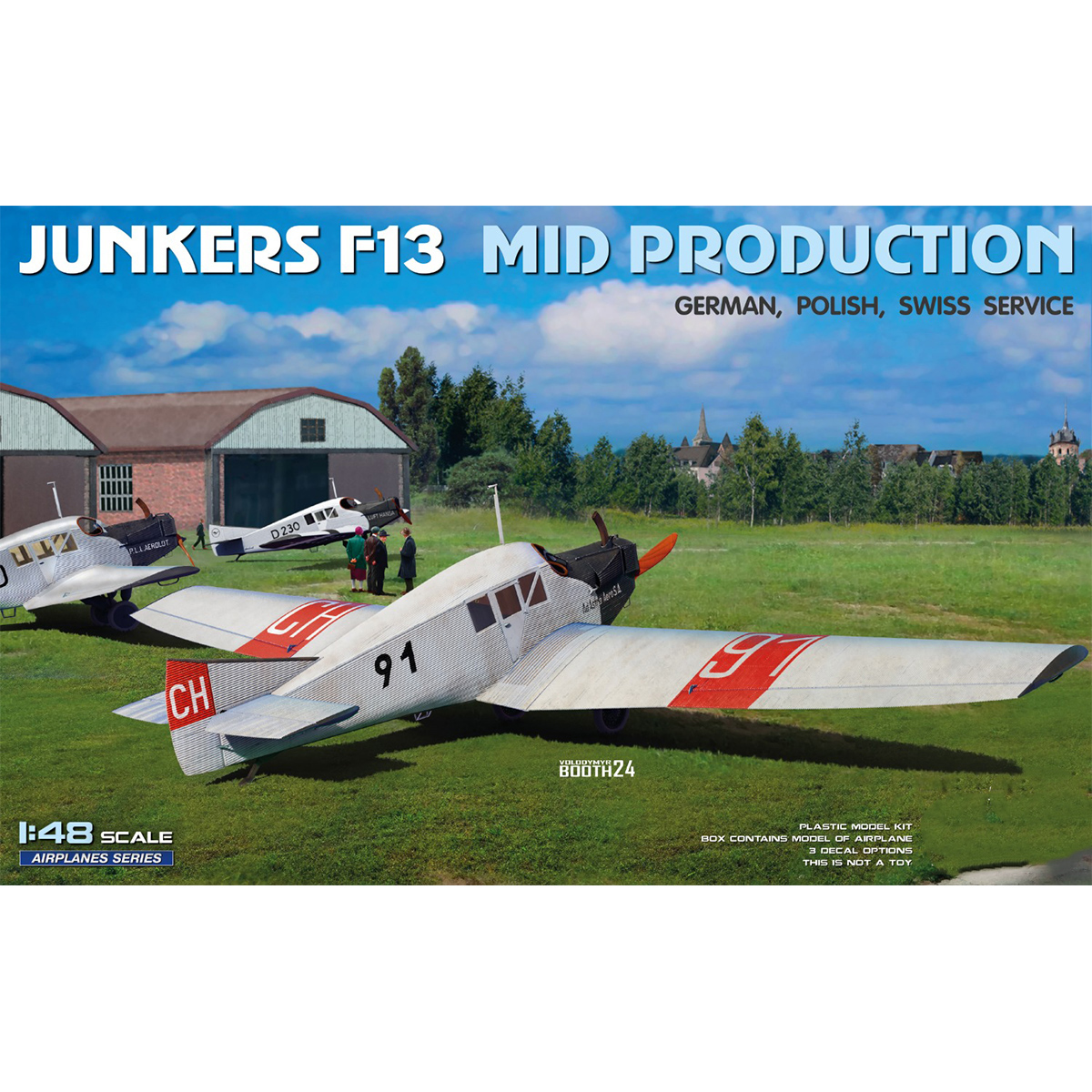 Miniart 1/35 MINIART MODÈLES HISTORIQUES 1/48 Junkers-Larsen JL.6 (Service Militaire Kit Mini Art 48013