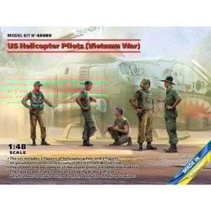 ICM US Helicopter Pilots Vietnam War 1/48 Scale 48089