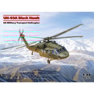 ICM UH-60A Black Hawk US Military Transport Helicopter 1/48 Scale 48361