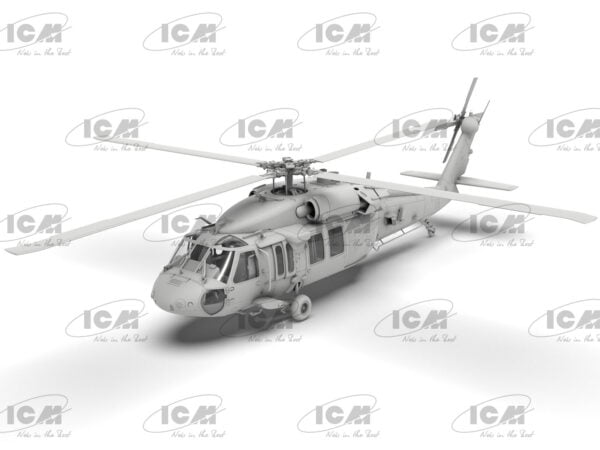 ICM UH-60A Black Hawk US Military Transport Helicopter 1/48 Scale 48361