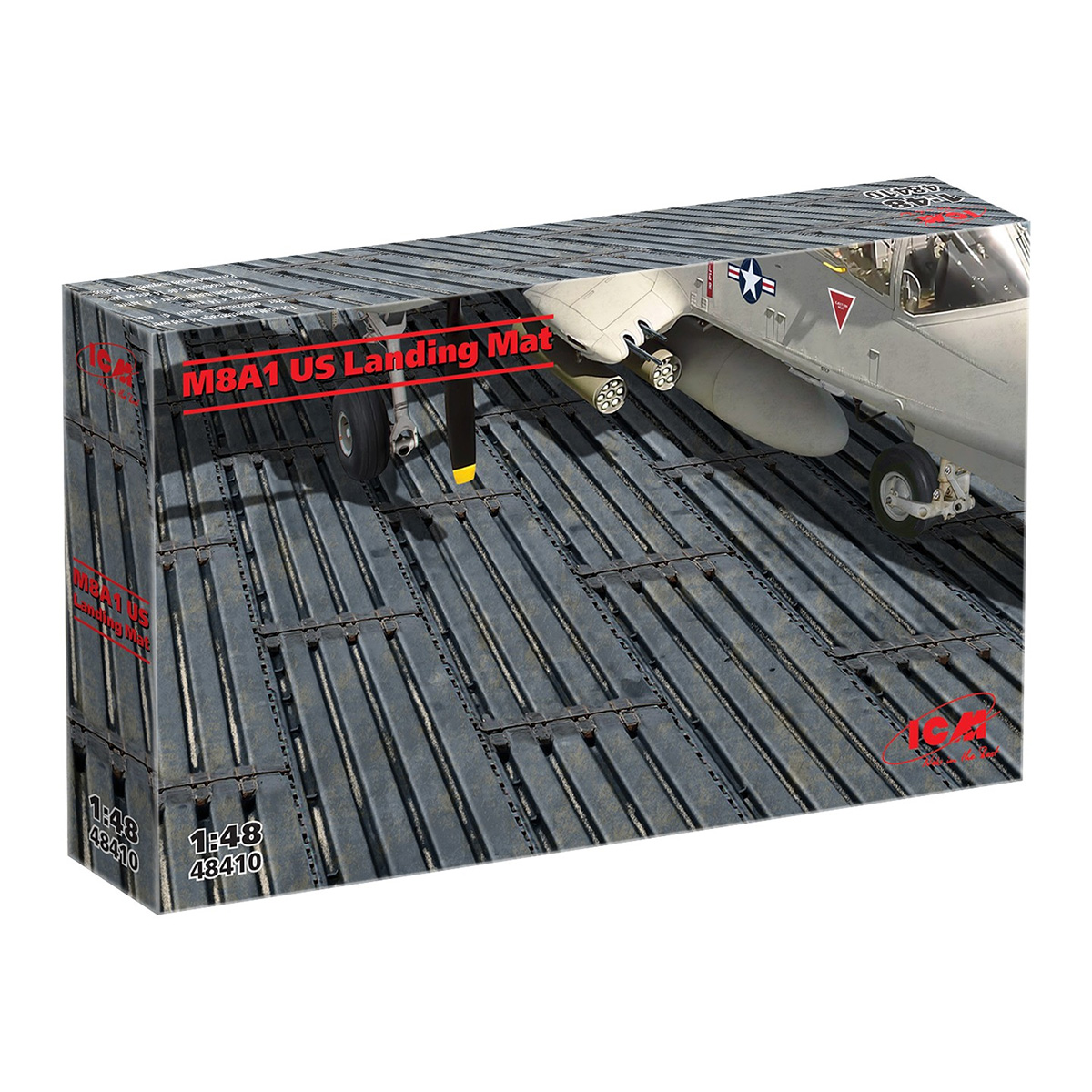 ICM M8A1 US Landing Mat 153x245 mm 1/48 Scale 48410