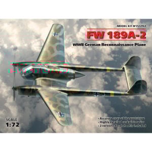 ICM FW 189A-2 WWII German Reconnaissance Plane 1/72 Scale 72292