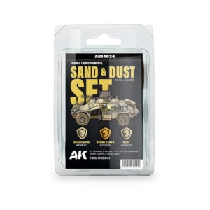 AK Interactive Liquid Pigments Sand and Dust Set of 3 AK14034