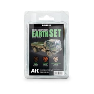 AK Interactive Liquid Pigments Earth Set of 3 AK14035