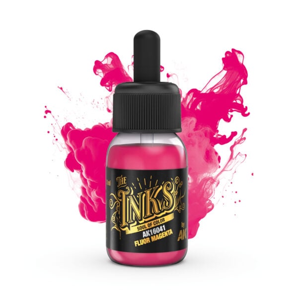 AK Interactive The Inks Fluor Magenta 30ml AK16041