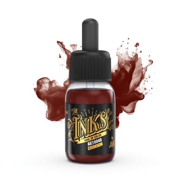 AK Interactive The Inks Crimson 30ml AK16048