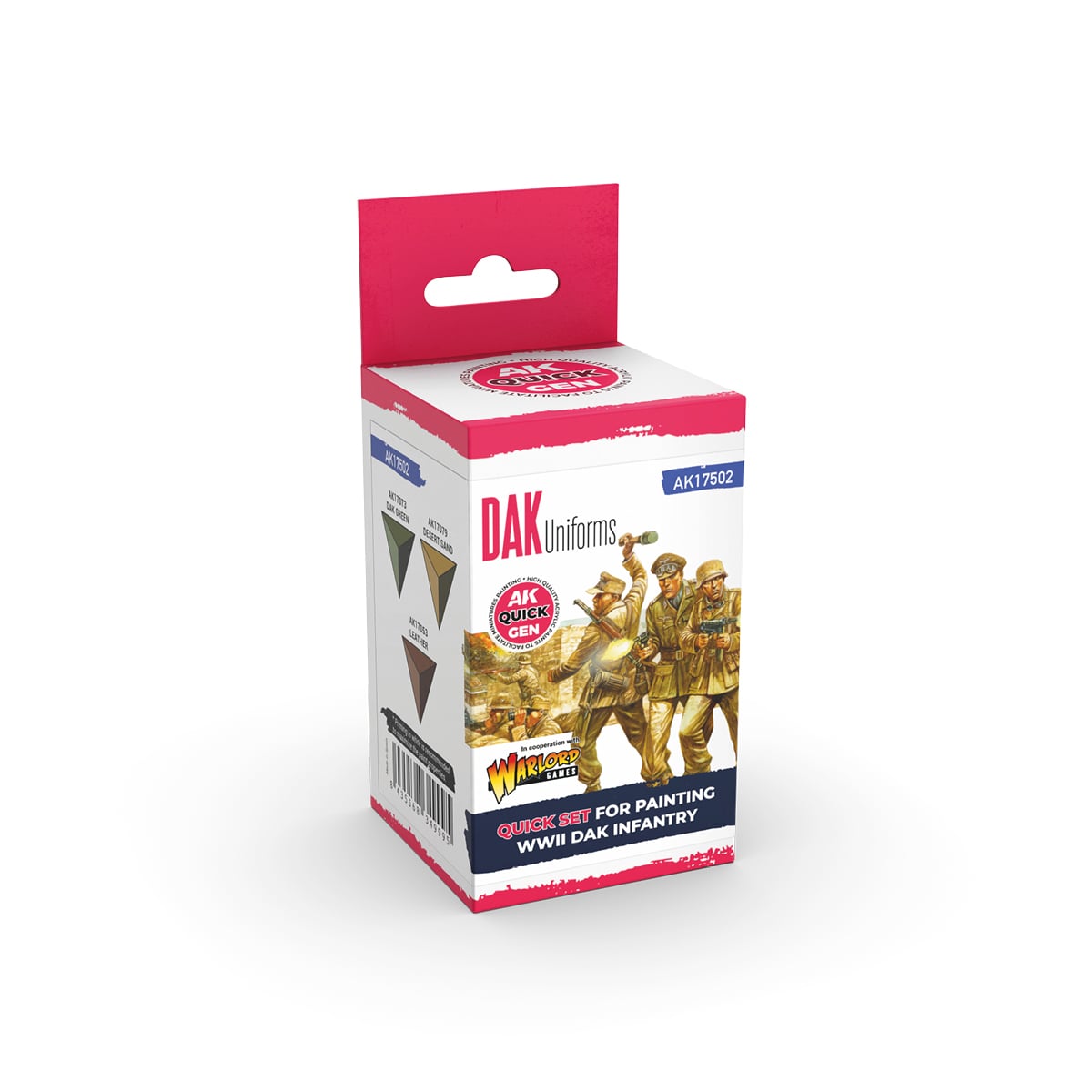 AK Interactive Quick Gen Dak Uniforms Set of 3 AK17502