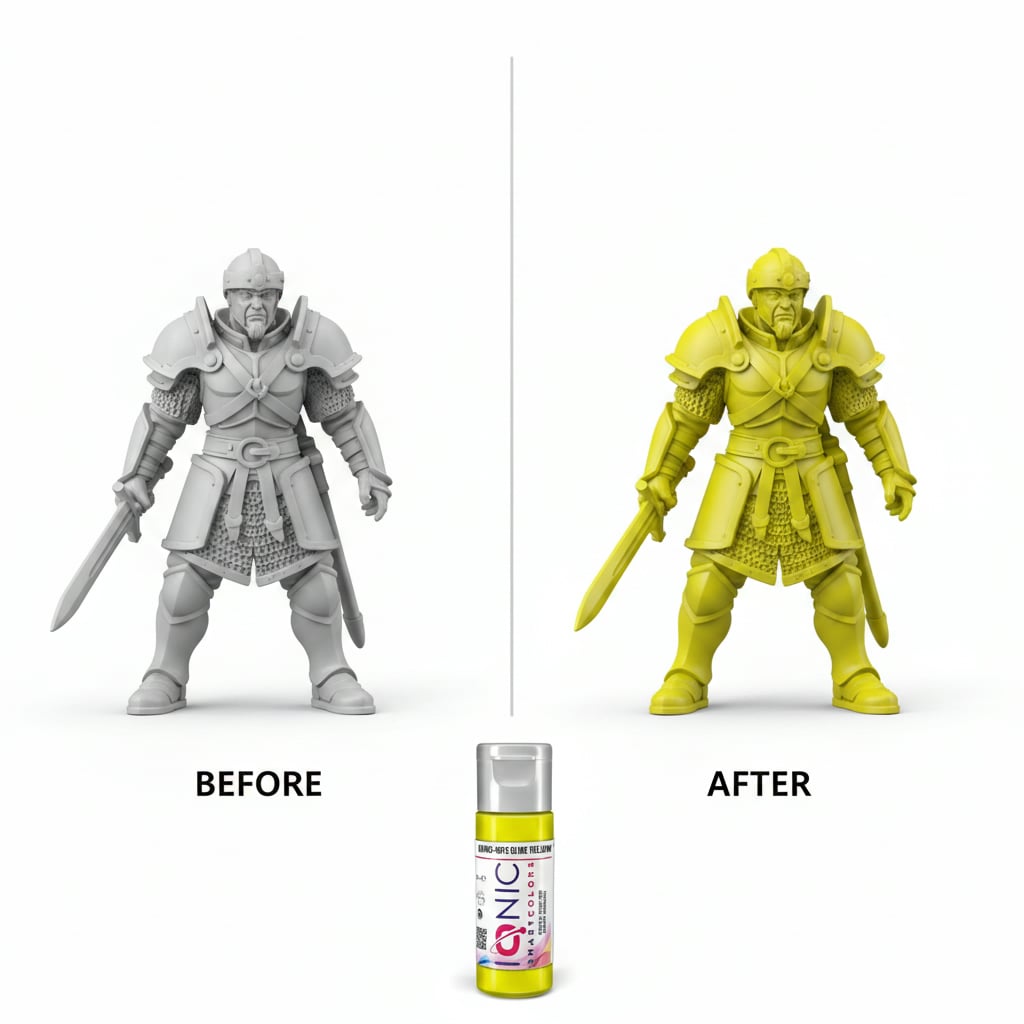 Ionic Slime Yellow Smart Acrylic Paint 20ml IONIC-0015