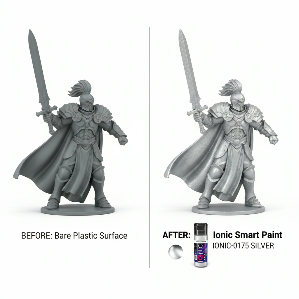 Ionic Silver Smart Acrylic Paint 20ml IONIC-0175