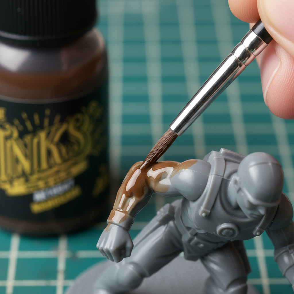 AK Interactive The Inks Mahogani 30ml AK16047