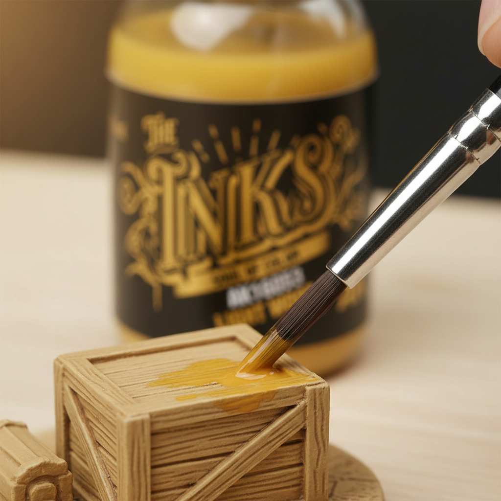 AK Interactive The Inks Light Wood 30ml AK16053