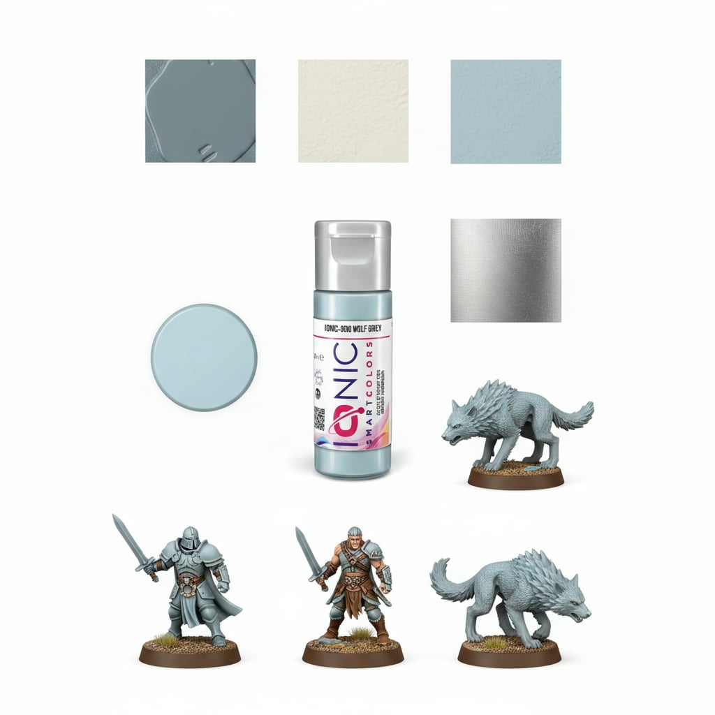 Ionic Wolf Grey Smart Acrylic Paint 20ml IONIC-0090