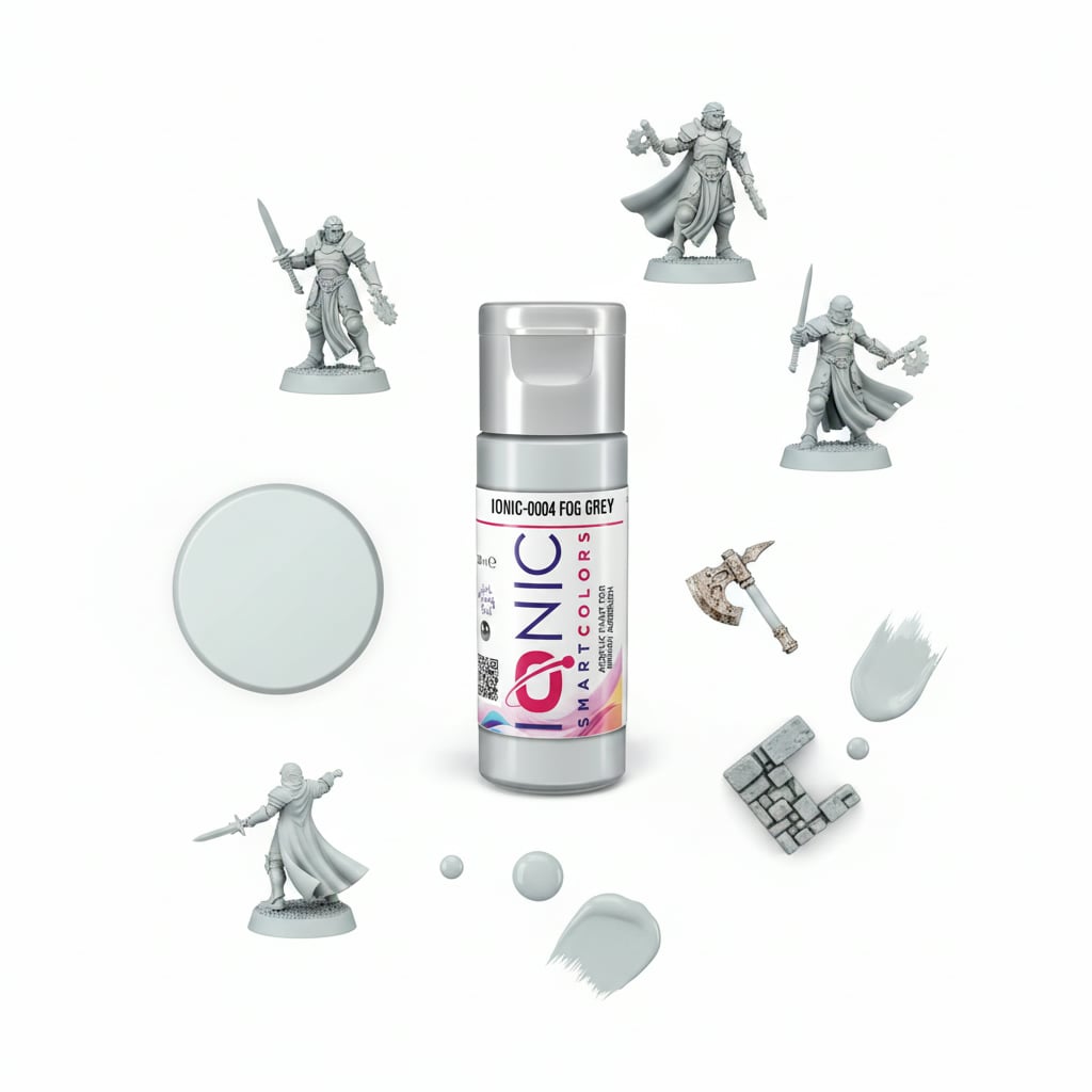Ionic Fog Grey Smart Acrylic Paint 20ml IONIC-0004