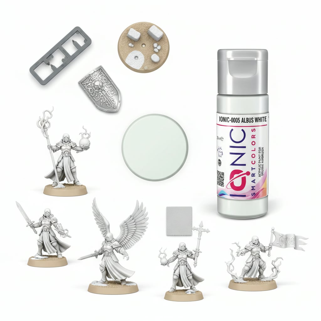 Ionic Albus White Smart Acrylic Paint 20ml IONIC-0005