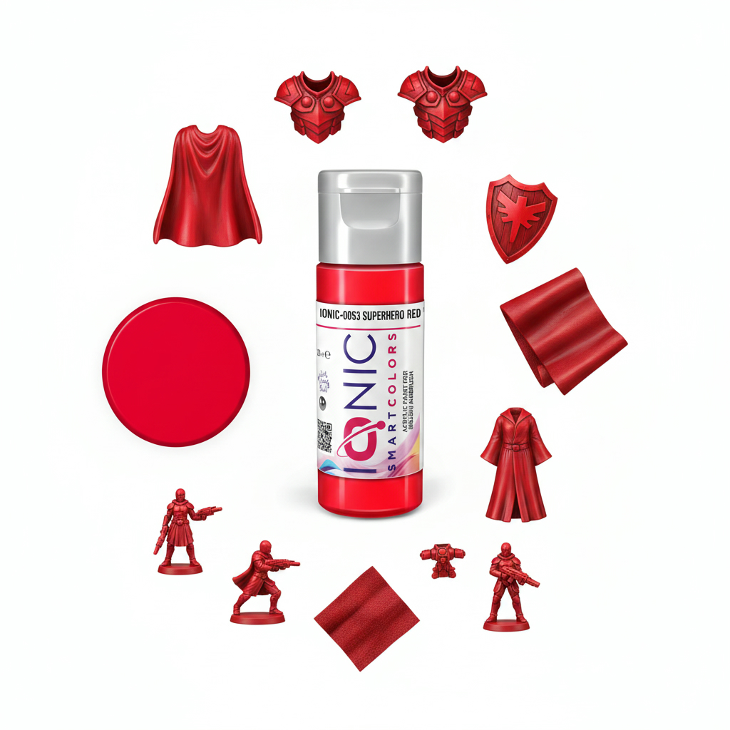 Ionic Superhero Red Smart Acrylic Paint 20ml IONIC-0053