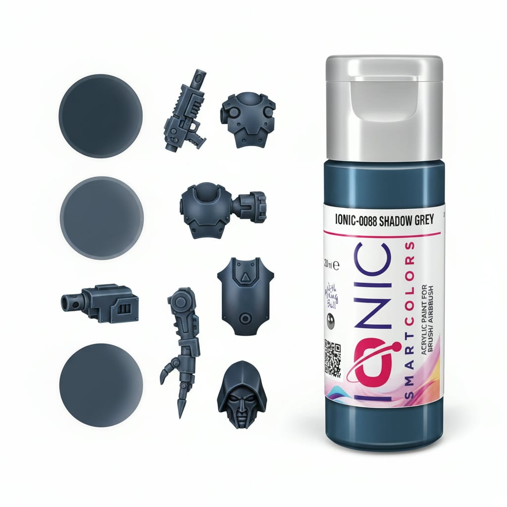 Ionic Shadow Grey Smart Acrylic Paint 20ml IONIC-0088
