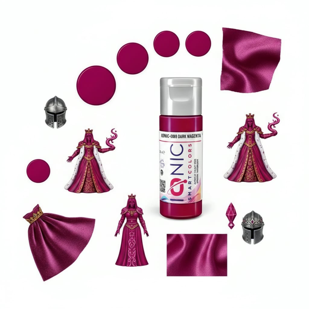 Ionic Dark Magenta Smart Acrylic Paint 20ml IONIC-0069