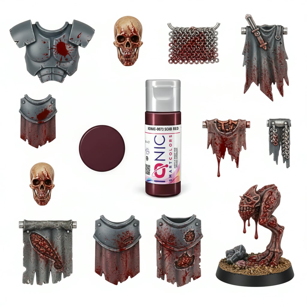 Ionic Scab Red Smart Acrylic Paint 20ml IONIC-0073