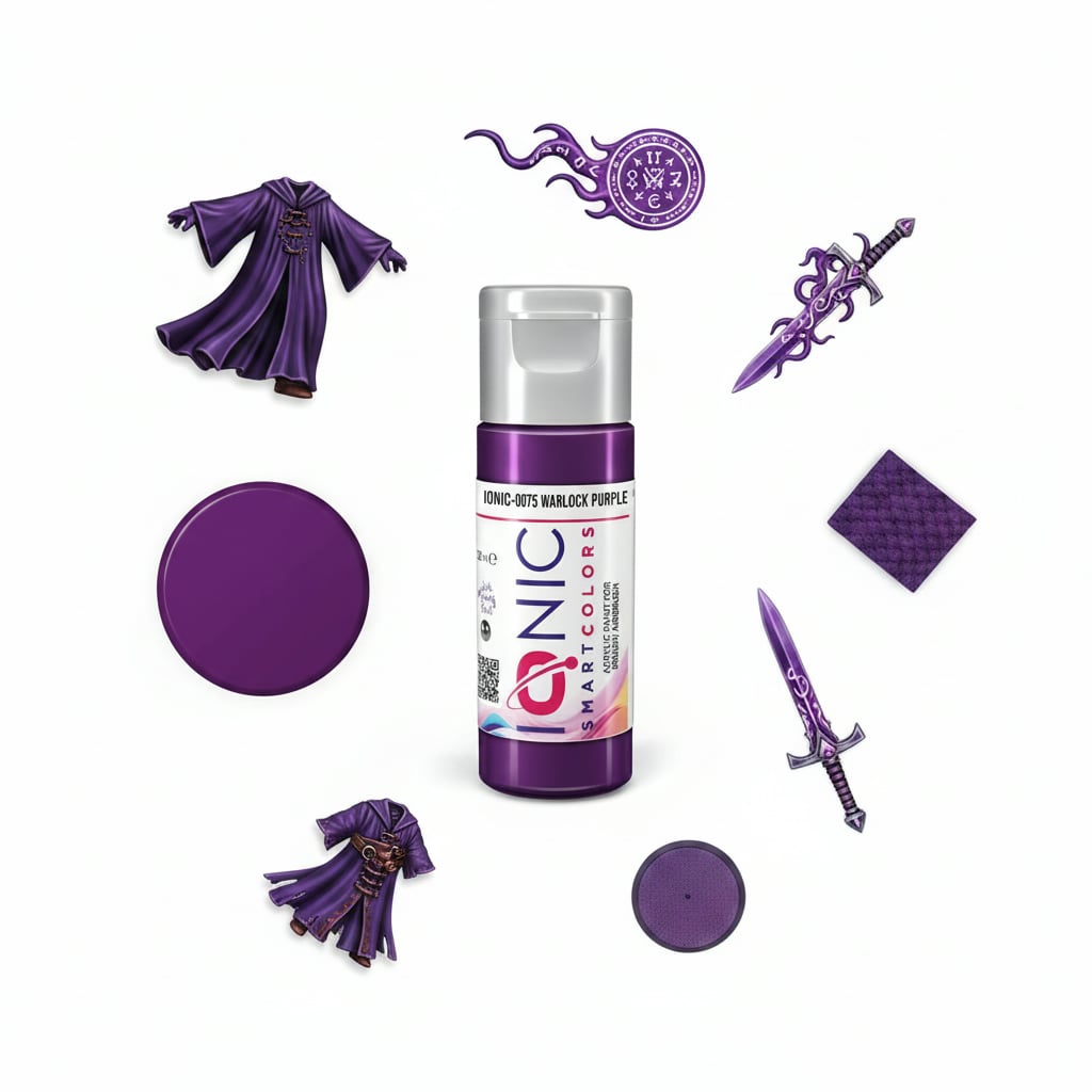 Ionic Warlock Purple Smart Acrylic Paint 20ml IONIC-0075